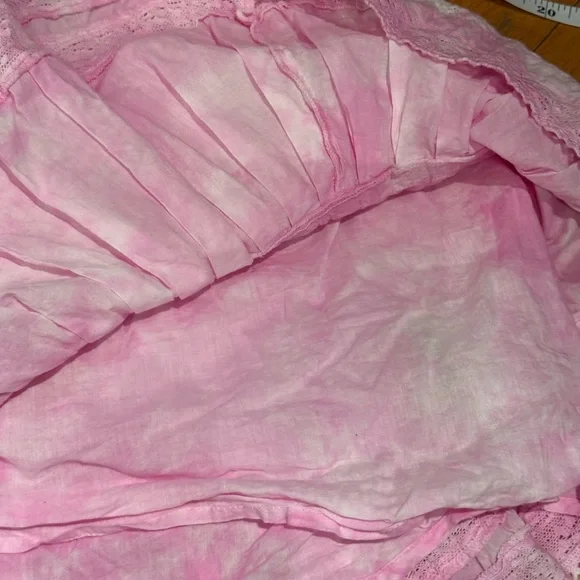 Love shack fancy ruffle tie dye mini skirt - Picture 8 of 10